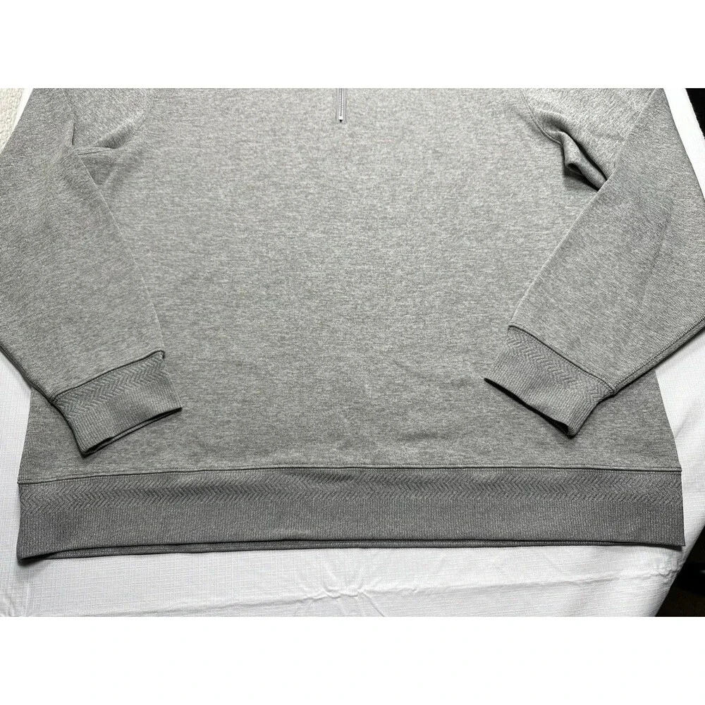 Nike Dri-Fit Golf 1/4 Zip Hooded Pullover Size XL Heathered Grey DN1906-003